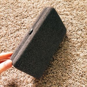 GRAY SPARKLED CLUTCH